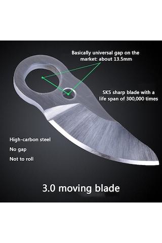 Singree Yüksek Dayanımlı Sk5 Çelik Elektrikli Budama Makası - 30mm/40mm Dallar İçin Keskin Ve Dayanıklı 112 Karakter