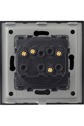 Dealuxx Cam Çerçeveli 2 Tuşlu Anahtar 194480974