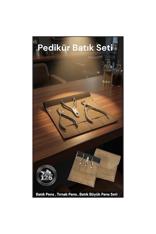 Solingen Batık Pensi Tırnak Pensi 3 Lü Seti Kozmetik126 Mağaza Ürünüdür