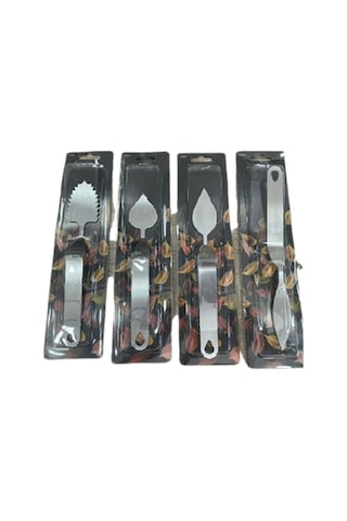 Çikolata Modelleme Spatulası Seti 4 Parça Renksiz