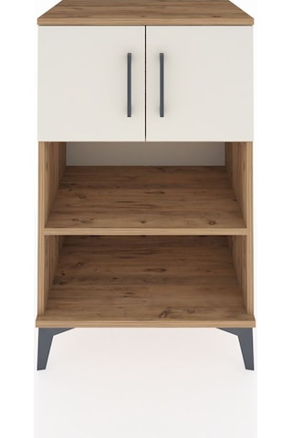 Hyperion Komodin 2 Raflı 2 Kapaklı 60x44x96 Çam-aytaşı Çam