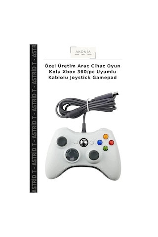 Özel Üretim Araç Cihaz Oyun Kolu Xbox 360/pc Uyumlu Kablolu Joystick Gamepad