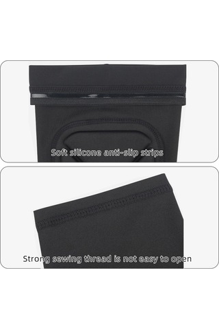 Aubyhe Xl Siyah Spor Diz Koruyucu: Çift Katlı Döşeme, Şok Emici, Yaralanma Riskini Azaltır - Tek Adet Siyah