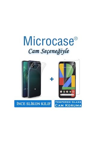 Google Pixel 4 Ince 0.2 Mm Soft Silikon Kilif + Cam(Seç) 434428473
