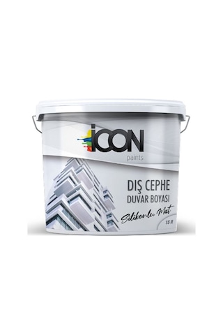Icon Silikonlu Mat Dış Cephe Boyası 15 Lt.