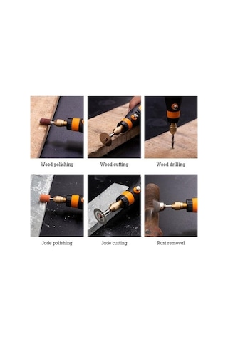 Yulong Hilda 46 Parça Şarjlı Mini Matkap Zımpara Kesme Delme