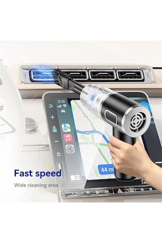 Amigaelegant Kablosuz Elektrikli Süpürge Küçük El Tipi Ev Elektrikli Süpürgesi Siyah