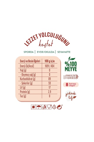 Yayla Enfies Freeze Dried Elma 15 G X18 270 G