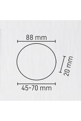 Maxled 9w Yuvarlak Sıva Altı Ayarlanabilir Geçmeli Backlight Led Panel 6500k Beyaz