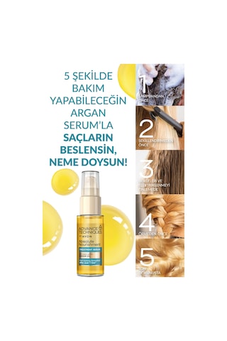 Avon Advance Techniques Argan Yağı İçeren Besleyici Saç Bakım Seti