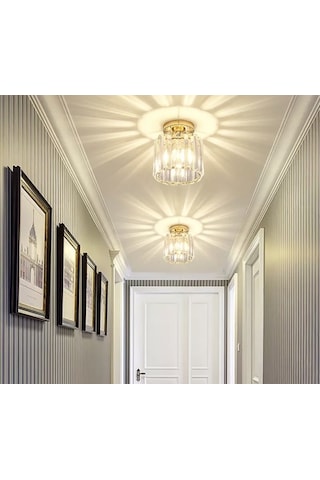 Luna Lighting Luxury Plafonyer Gold Avize 2 Adet LUNAMSLFGD-2 Altın