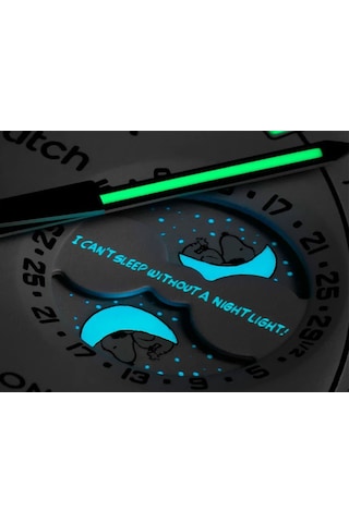 Swatch X Omega Moonphase Snoopy Black Çelik
