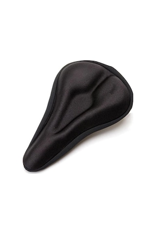 Bisiklet Yumuşak Dolgulu Jel Rahat Koltuk Sele Kılıfı - Siyah
