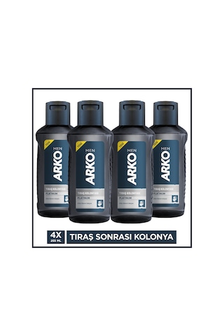 Arko Men Platinum Tıraş Sonrası Kolonya 4 x 255 ML