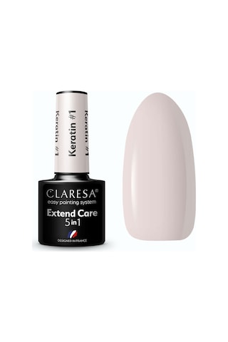 Claresa Keratin 5in1 Renkli Base Coat Nude Pembe Serisi 01 - 5g