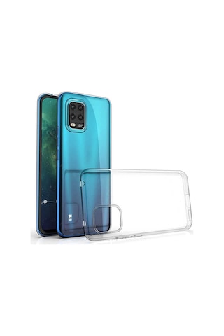 Rba Aksesuar Mi 10 Lite Kılıf Rba Süper Silikon Kapak - Renksiz Çok Renkli