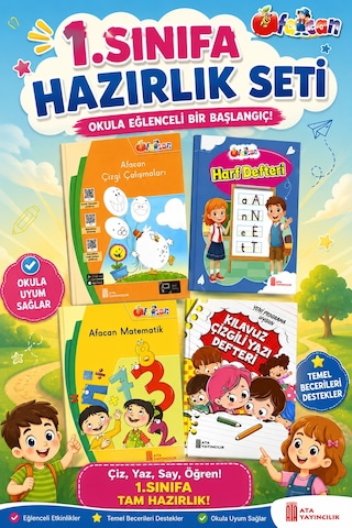 1. Sınıf Okula Hazırlık Seti 4 Lü
