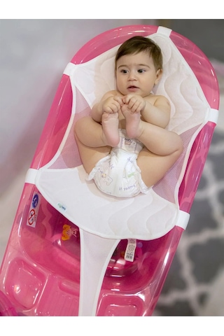 Babyjem Banyo Küvet Filesi Havlu Büyük Beyaz