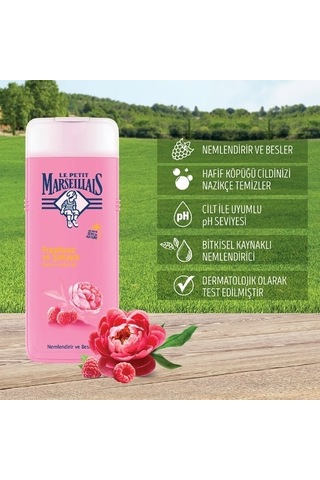 Le Petit Marseillais Frambuaz ve Şakayık Banyo ve Duş Jeli 400 ML