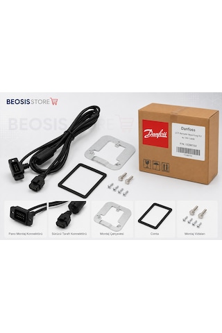 Danfoss 132b0102 Lcp Remote Mounting Kit 3 Metre Kablolu Uzakta Danfoss 132b0102 Lcp Remote Mounting Kit 3 Metre Kablolu Uzakta