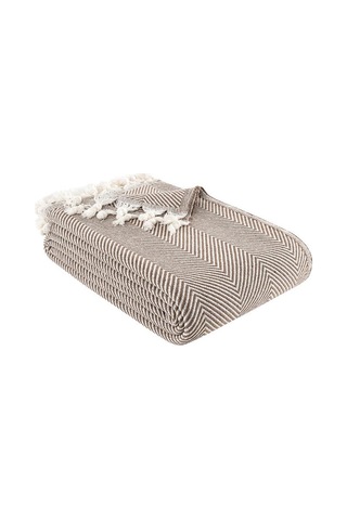 Battaniye Pamuk Miren 180x200 Cm Kahve