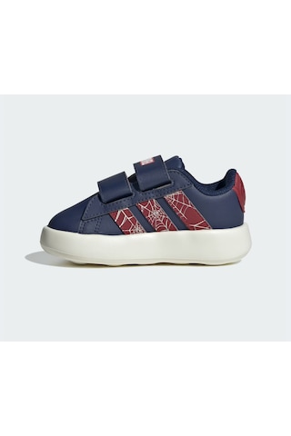 Adidas Bebek Mavi Yürüyüş Ayakkabısı Grand Court Spıder-man Cf I Js2342 Siyah