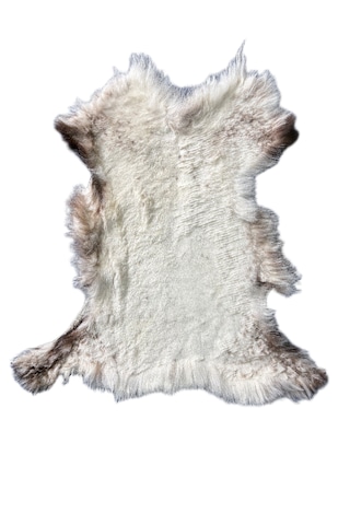 Naturel Dekoratif Boyasız Kısa Tüylü Doğal Desenli 60 X 50 Cm Koyun Postu Paspas - Gerçek Deri Post Çok Renkli