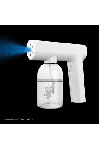 Leezsing Nano Atomizer Sprey Kablosuz Mavi Işık Elde Taşınabilir Şarj Edilebilir Dezenfektan Sisleme Makinesi 300ml/ 10oz Kapasiteli D-6