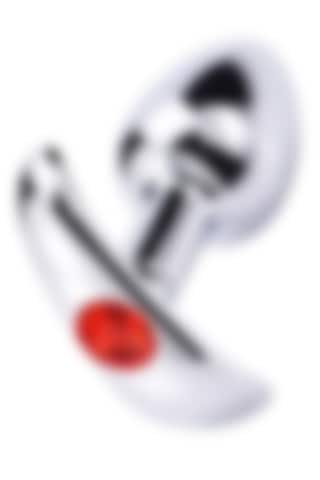 Fastieshop Çelik T Anal Plug Taşlı 8 Cm