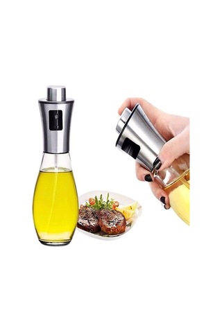 Çok Amaçlı Spreyli Sızdırmaz Cam Şişe Yağdanlık Limon Sirke Sos Püskürtücü Dağıtıcı Sprey Bx40 Çok Renkli