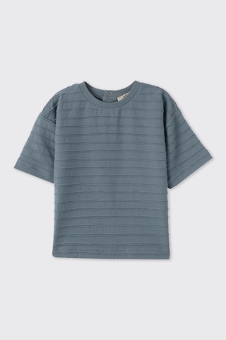 Panço Erkek Çocuk Kısa Kollu T-shirt İndigo