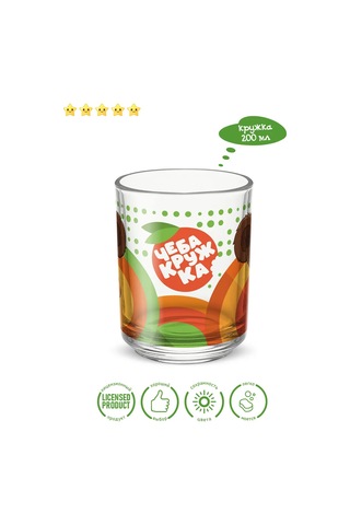 Priority. Çeburaşka Çocuk Cam Çay Kupası 1 Ad 411783399 Beyaz