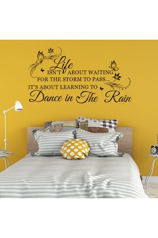 Benzersiz Duvar Sticker'ı Kelebekli İngilizce Harfler Çıkarılabilir Duvar Kağıdı Ev Yatak Odası Dekoru Diğer