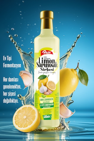 Limon Sarımsak Sirkesi 500 Ml