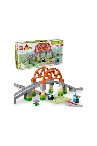 LEGO® DUPLO® Kasabası Tren Köprüsü ve Rayları Ek Macera Seti 10426 - 2 Yaş ve Üzeri Çocuklar İçin Eğitici Oyuncak Yapım Seti (42 Parça)