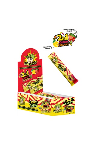 Warnıng Sour Taffy Limon Çilek 12'li