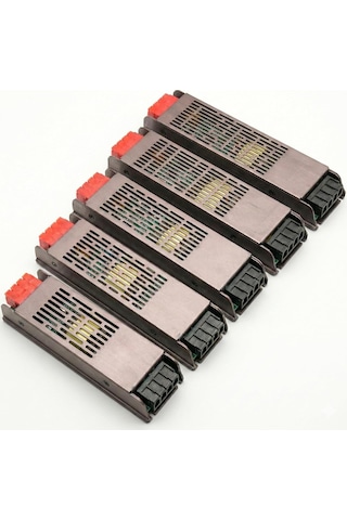 12v Premium Gold Serisi Ultra Slim Sessiz Led Trafosu Cata Metal Kasa, Fansız Tasarım, Klemensli Şerit Led Adapt