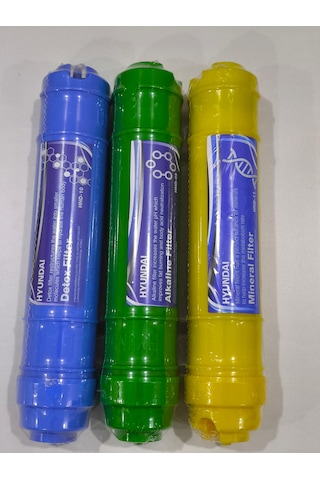 Hyundai Alkali Mineral Detox Filtre Set