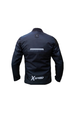 Xspeed Wise Korumalı Motosiklet Montu 50. Yıl Özel Füme