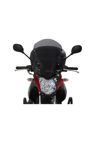 GP Kompozit Yamaha YS 125 2017-2020 Uyumlu Ön Cam Füme 50 cm