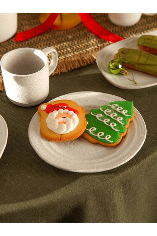 Sl Home Arena 2'li Talaş Seti D 20 Cm Seramik Tatlı Tabakları 237674242 Beyaz