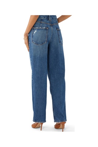 Good American 90'lar Tarzı Kadın Kot Pantolon Mavi