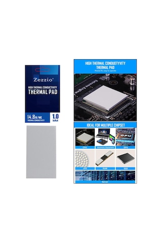 Suntek Gpu/cpu Bellek Ssd Soğutucu 85x45x1.0mm Için Silikon