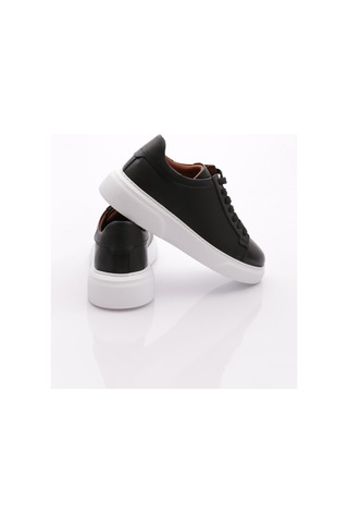 Dgn Leo Erkek Sneakers Ayakkabi Siyah Antik Beyaz