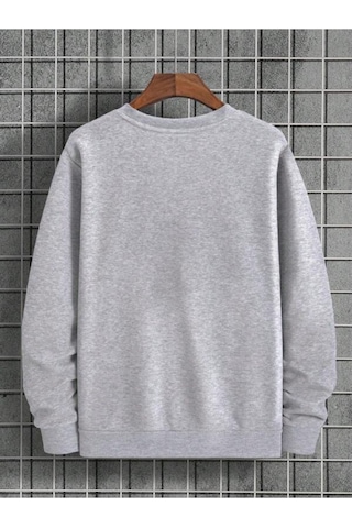 Altamira Erkek La Baskı Bisiklet Yaka Sweatshirt 001