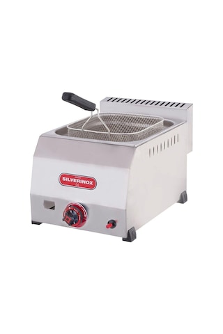 Işıkgaz Silverinox Endüstriyel Tekli 8 Litre Doğalgazlı Fritöz Slvr-2704