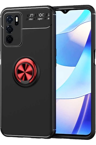 Oppo A16 Kilif Lens Yüzüklü Miknatisli Soft Premium Silikon Kapak 474337161