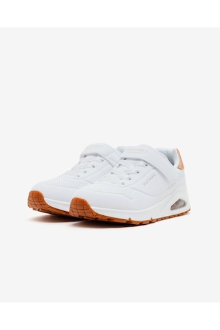 Skechers Uno Gen1 - Shımmer Core Büyük Kız Çocuk Beyaz Sneakers 310546l Wht