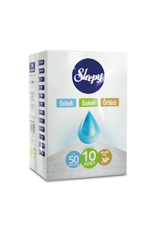 Sleepy Bebek Bakım Örtüsü 60 x 90 CM 4 x 10 Adet