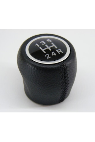 Fiat Linea Deri Vites Topuzu Ve Vites Körüğü 2006-2017 Siyah Dikişli Siyah